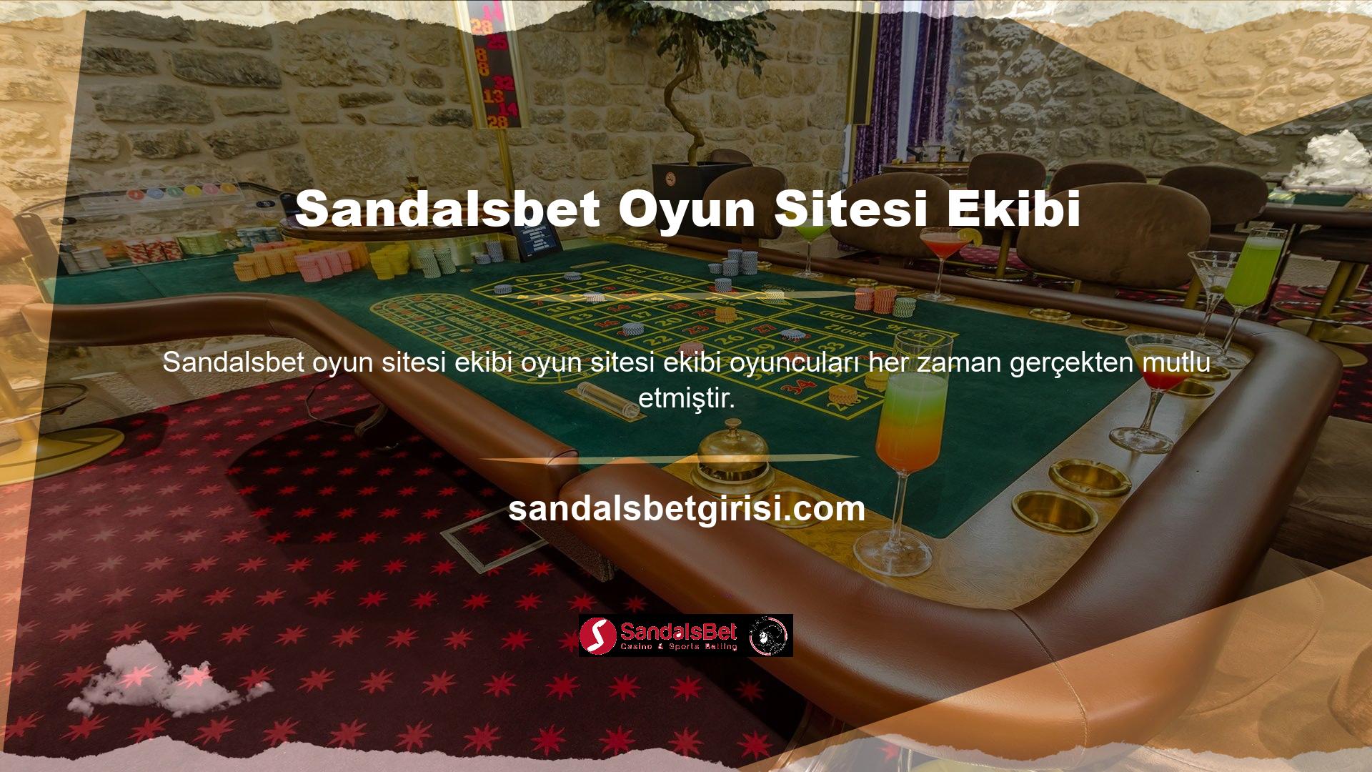 Sandalsbet Bahis Avrupa ve Türkiye'de bahis hizmeti vermektedir